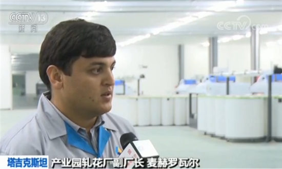 产业园轧花厂副厂长麦赫罗瓦尔