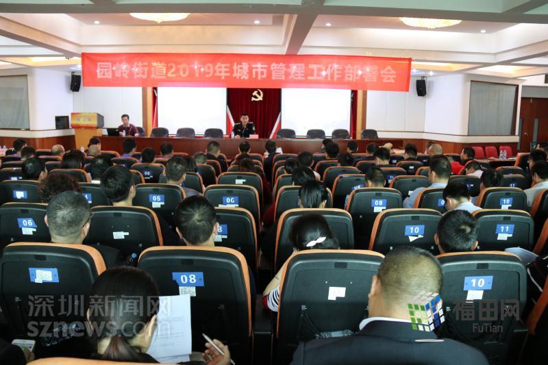 要用“绣花”的真功夫 园岭街道部署2019年城市管理工作