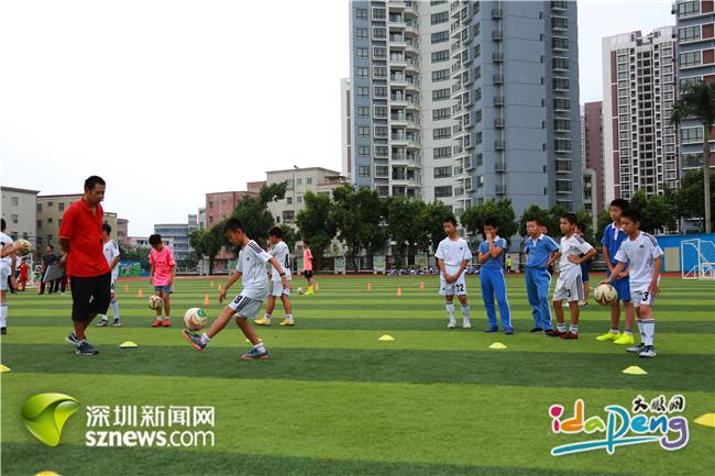 大鹏新区举行青少年校园足球夏令营最佳阵容选拔赛