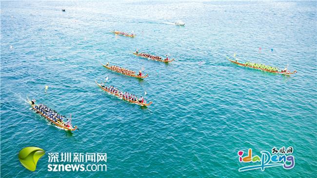 18支队伍竞渡南澳月亮湾 本土队伍19届赛事以来首夺冠