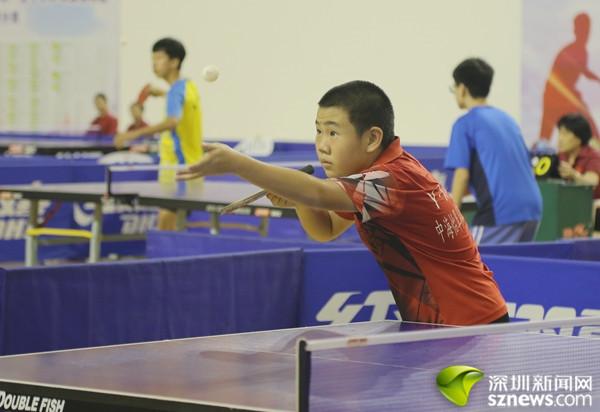 230名好手角逐龙岗区“体彩杯”青少年乒乓球锦标赛