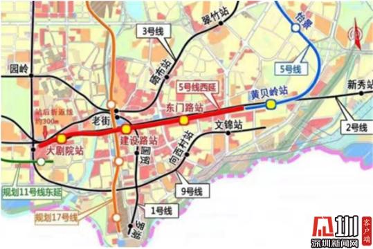 5号线西延工程将启动 设东门路等3站