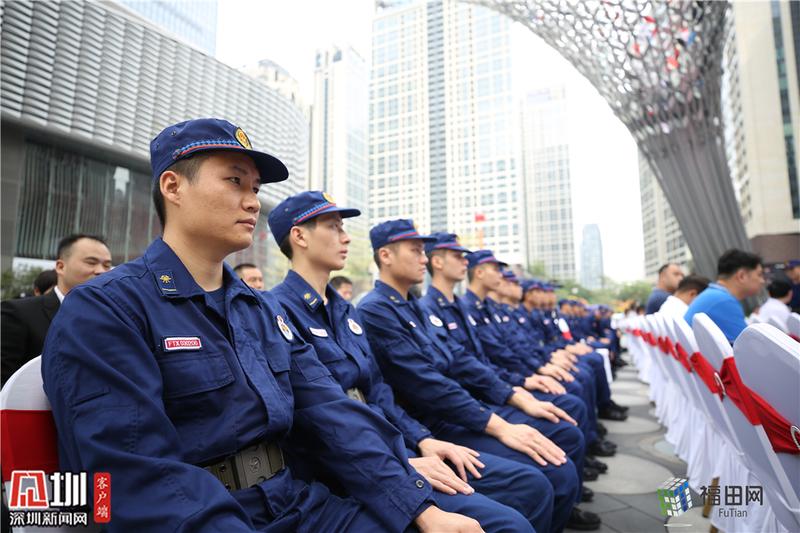 福田区“119”消防宣传月启动 78米云梯车惊艳亮相