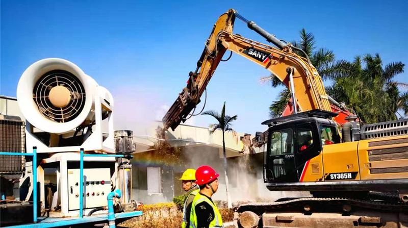 皇岗口岸重建项目开拆惊现彩虹 新口岸通关能力翻三倍