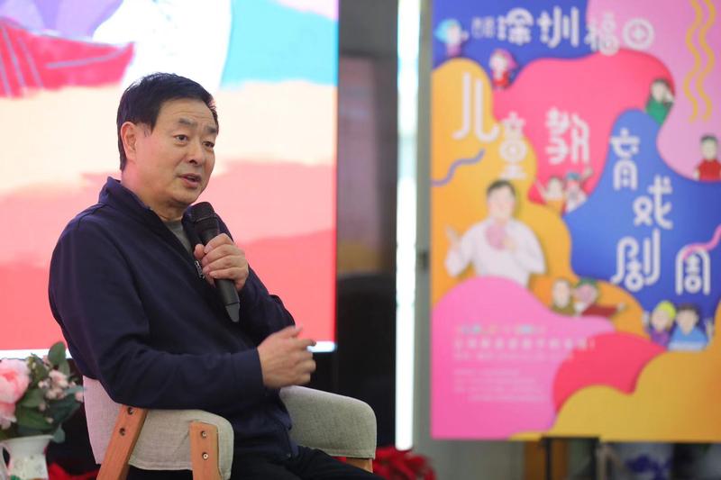 濮存昕在荔园小学开讲啦！首届深圳福田儿童教育戏剧周启动