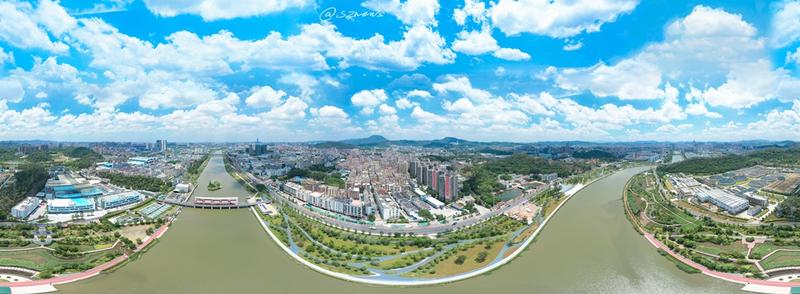 延时宝安 | 航拍松岗、燕罗街道 720°领略全景宝安蓝