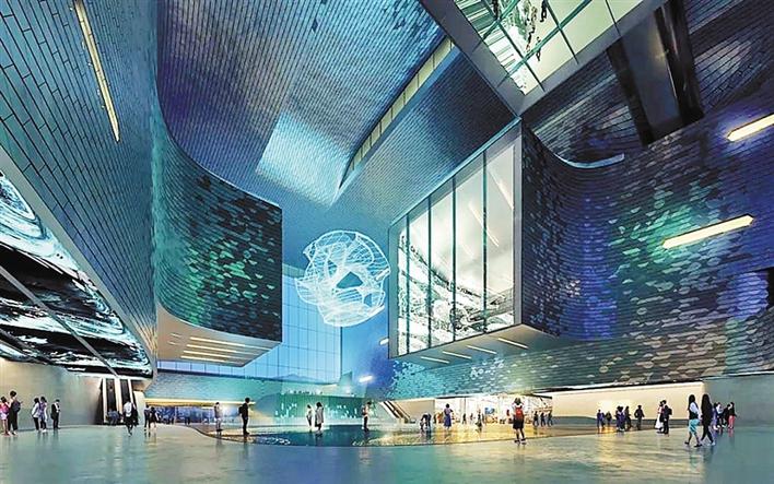 高新科技特效巨幕带来震撼视听体验 深圳科技馆将成为未来新文化地标