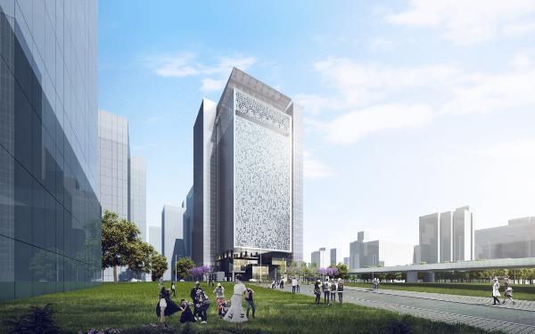 前海信息枢纽大厦主体结构施工启动 将成全国首个百米超高层信息枢纽中心