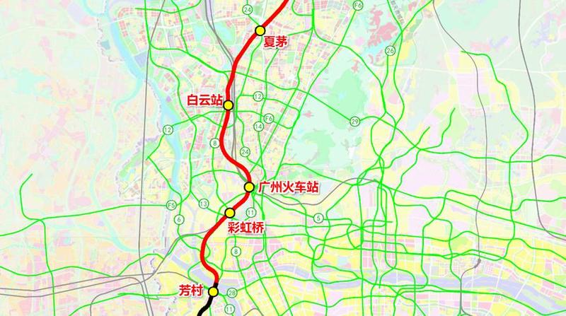 22号线最新站点公布：广州站设站成功，夏茅也要加站？
