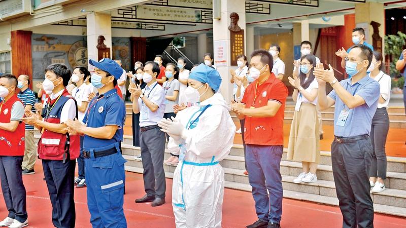 中考学考结束 276名隔离考生一个不落