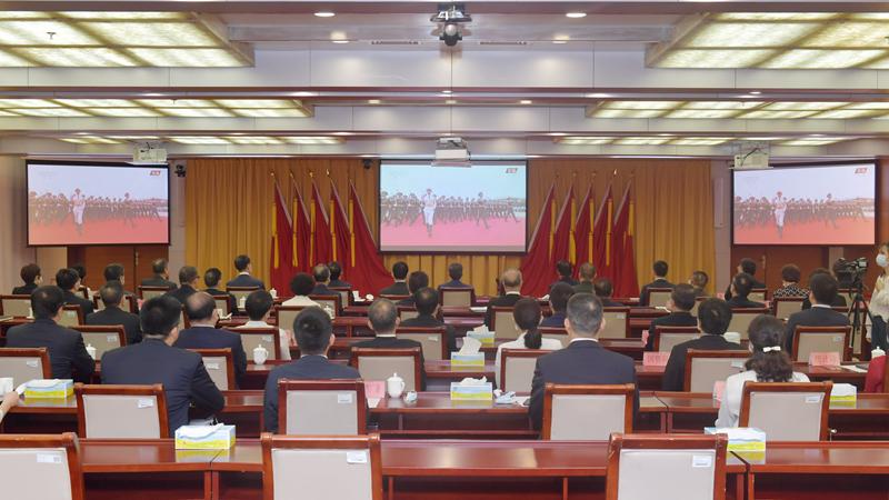 宝安各界收听收看庆祝中国共产党成立100周年大会