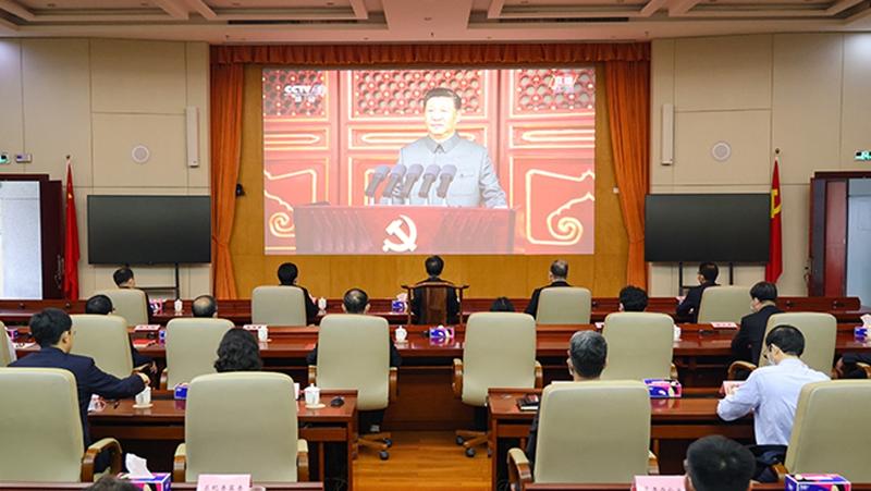 盐田区收听收看庆祝中国共产党成立100周年大会现场直播