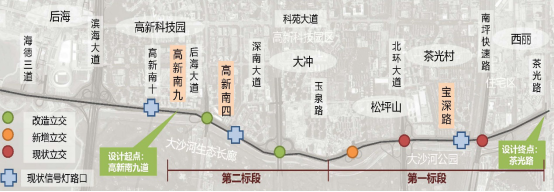 沙河西路改造工程和南坪快速路二期通车啦