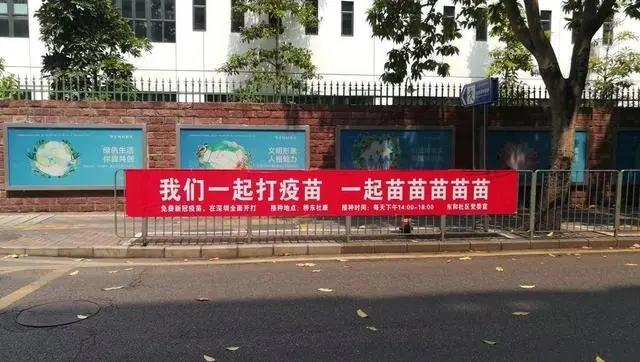 爆红标语横幅“我们一起打疫苗，一起苗苗苗苗苗”入藏深圳博物馆！