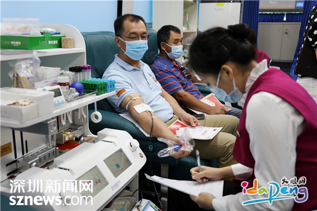 挽袖献热血！大鹏新区医疗健康集团开展无偿献血活动