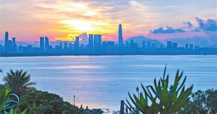 深圳湾看日出日落的最佳机位在这里