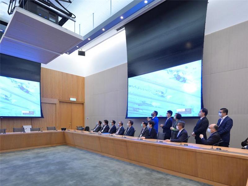 林郑月娥祝贺何诗蓓在东京奥运为香港夺得奖牌