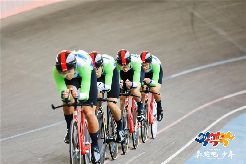 82名选手竞速2021年省青少年自行车（场地）锦标赛
