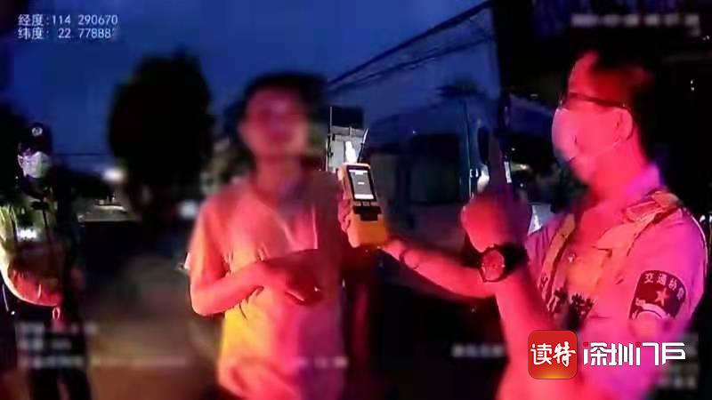 深圳龙岗男子酒后驾车不停劝阻 妻子报警举报