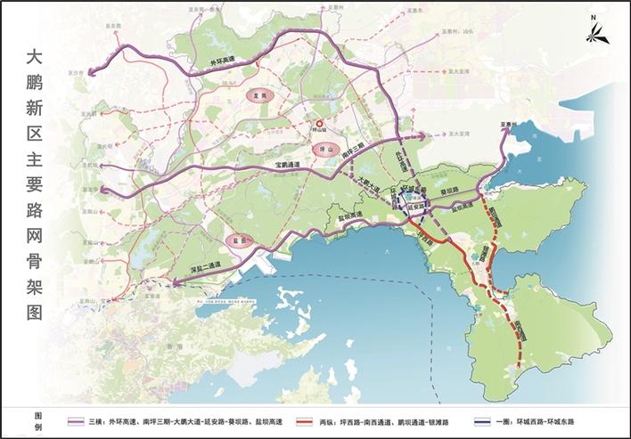 轨道8号线三期,深惠城际大鹏支线等轨道交通项目稳步推进,路网建设也