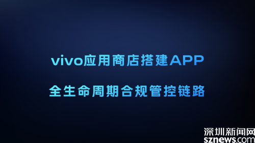 vivo搭建APP全生命周期合规管控链路 积极落实平台主体责任