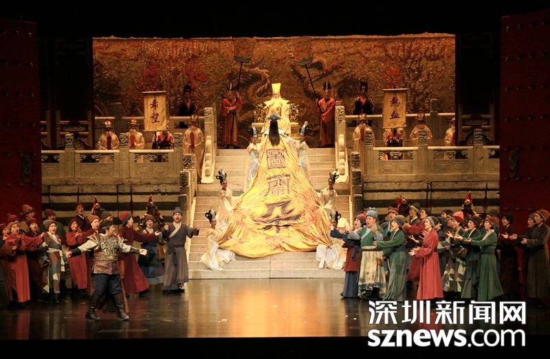 世界经典歌剧《图兰朵》在龙岗精彩上演  拉开首届歌剧周大幕