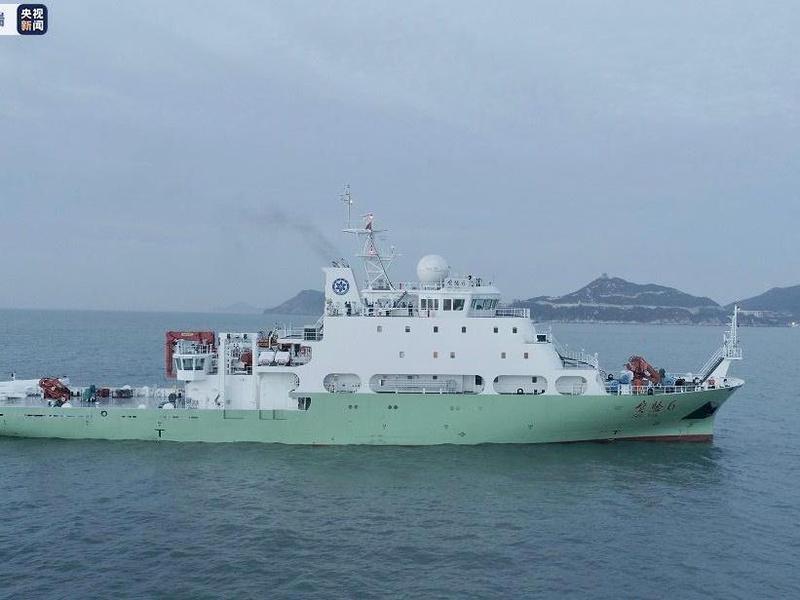 海洋科考重器“实验6”科考船从广州首航