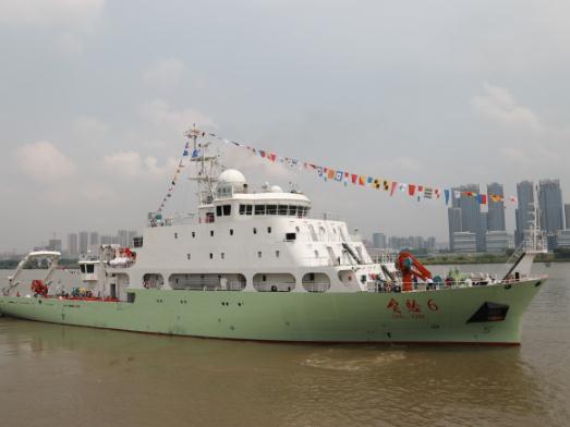 海洋科考重器“实验6”科考船从广州首航