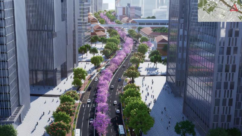 攻坚克难进行时②光明大街市政工程主车道预计今年12月底建成