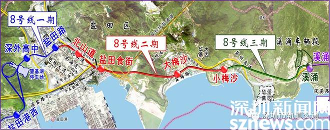 “看海号”刷新进展！深圳地铁8号线二期全线车站封顶