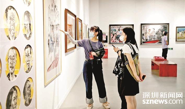 光明教师以书画作品向生活献礼