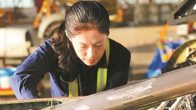 郭薇：想坐自己维修的飞机看世界