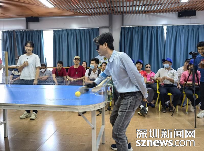 广东省首届盲人板铃球交流赛举行 深圳代表队夺冠