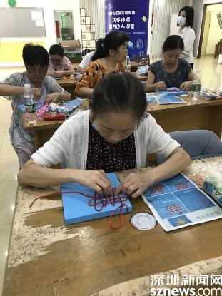 ​塘朗社区开展非遗系列艺术传承活动 打造中国非遗系列艺术文化特色社区