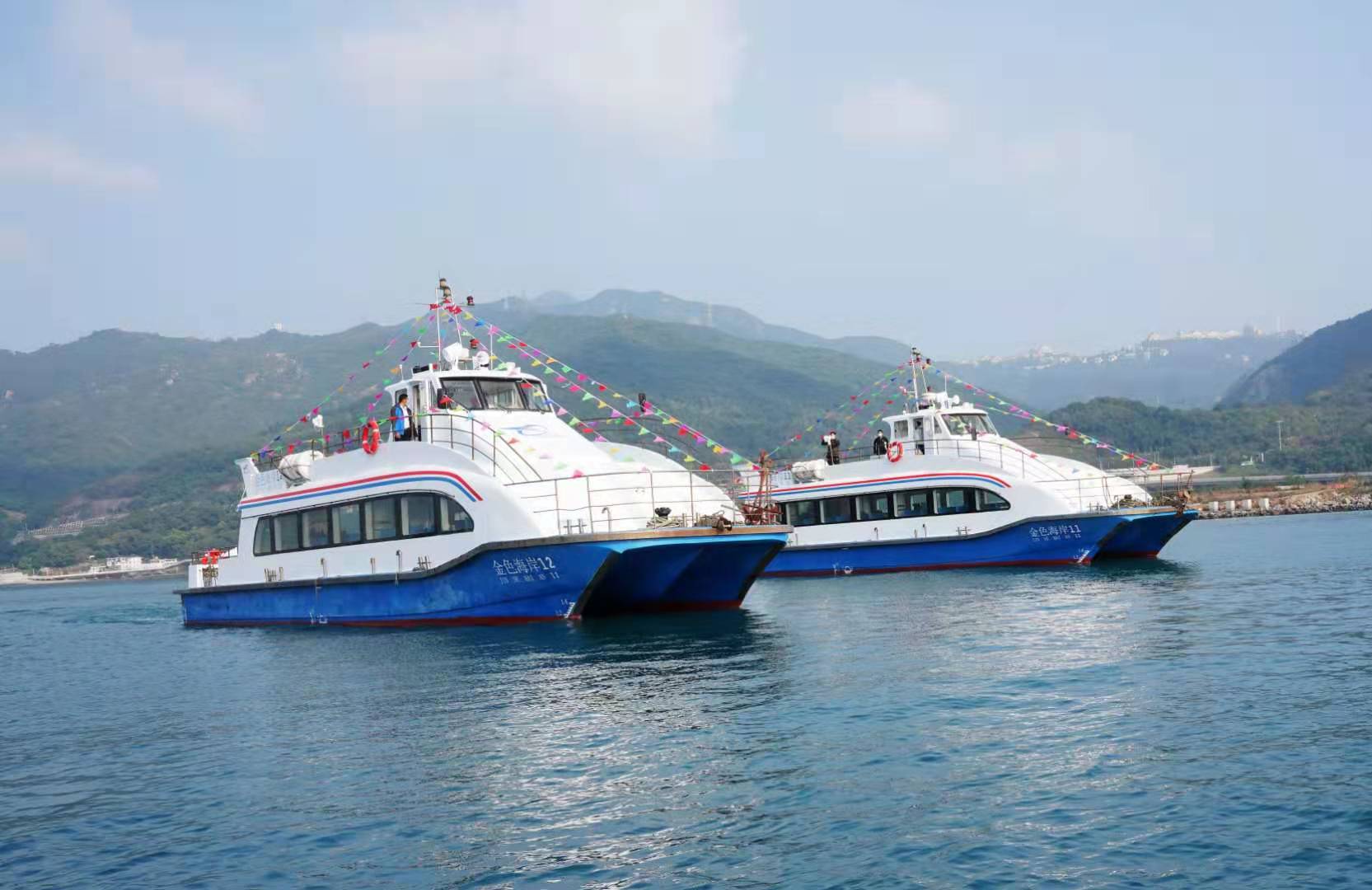 入港！深圳金色海岸新添二艘游船让海上观光更舒坦