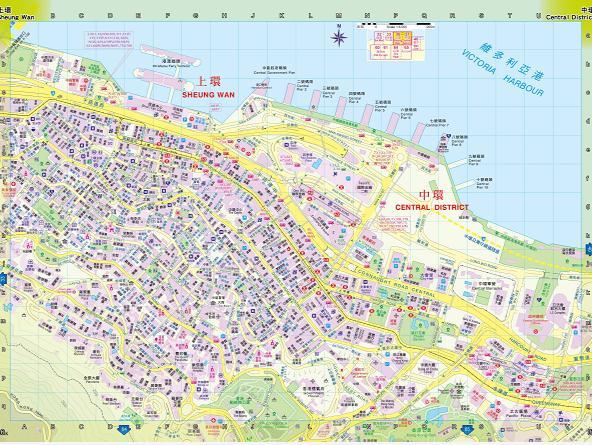 香港推出最新电子街图