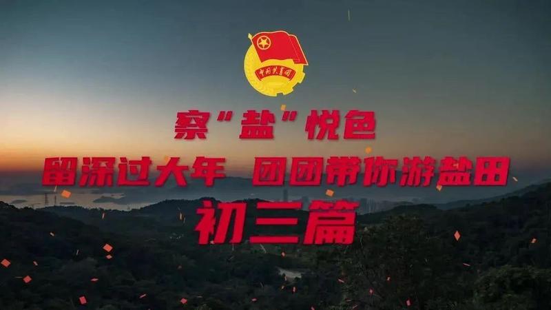盐田共青团陪您过大年！（初三篇）