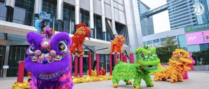 祥狮献瑞，深圳CBD新春鸿运启市