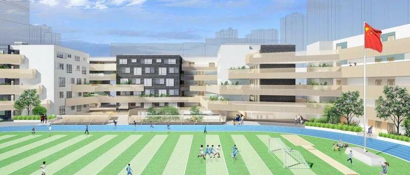 惊艳了！幽幽山谷、绿色庭院……罗湖这所新学校颜值太靓！