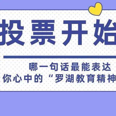哪一句话最能表达你心中的“罗湖教育精神”？