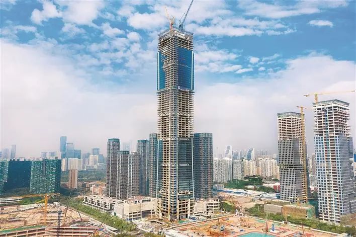 深圳湾超级总部基地崛起大型城市综合体 力争年底全面竣工