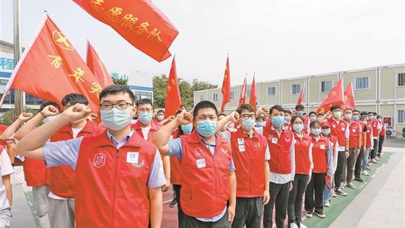 党员青年突击队奔赴防控一线