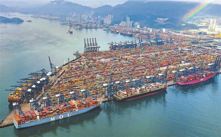 盐田港一季度“开门红” 对RCEP成员国进出口同比增13.1%