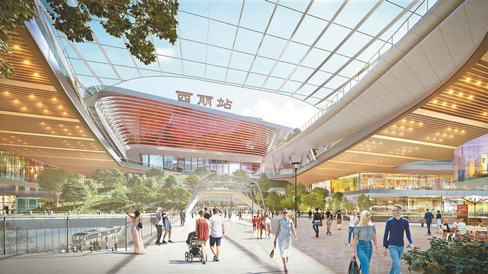 西丽枢纽设计方案：“共赢的纽带” 建成后将是国内最大的高铁、城际与城轨交通换乘站