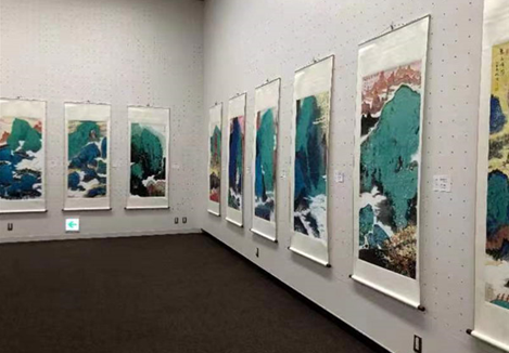 中国当代著名画家樊鸿宾彩墨作品展在日本东京都美术馆举办