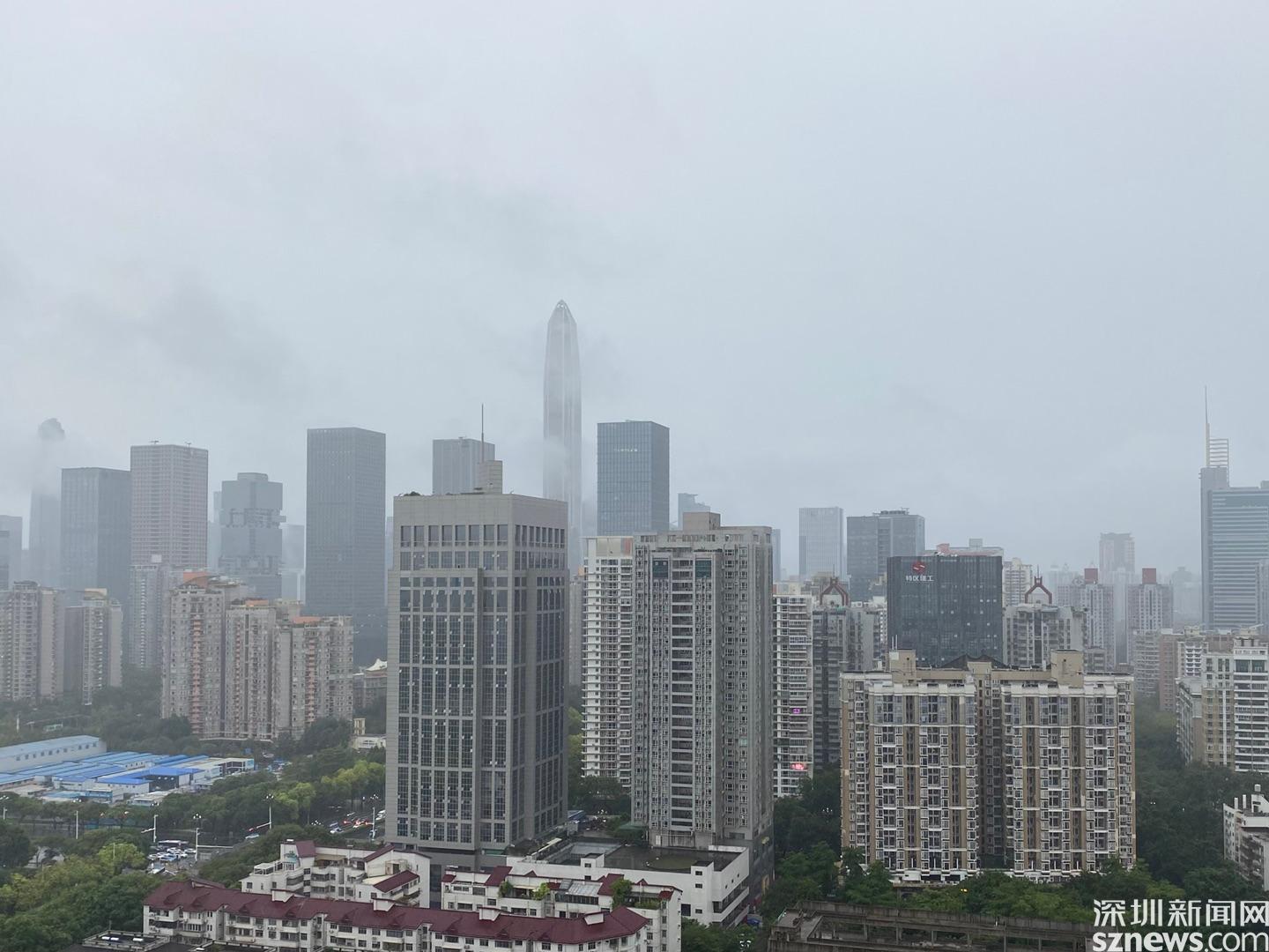 深圳市暴雨预警升级为橙色 预计强降雨还将持续2-3小时