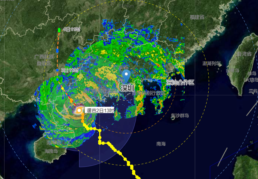 台风“暹芭”级别再增强 预计7月2日下午在粤西登陆