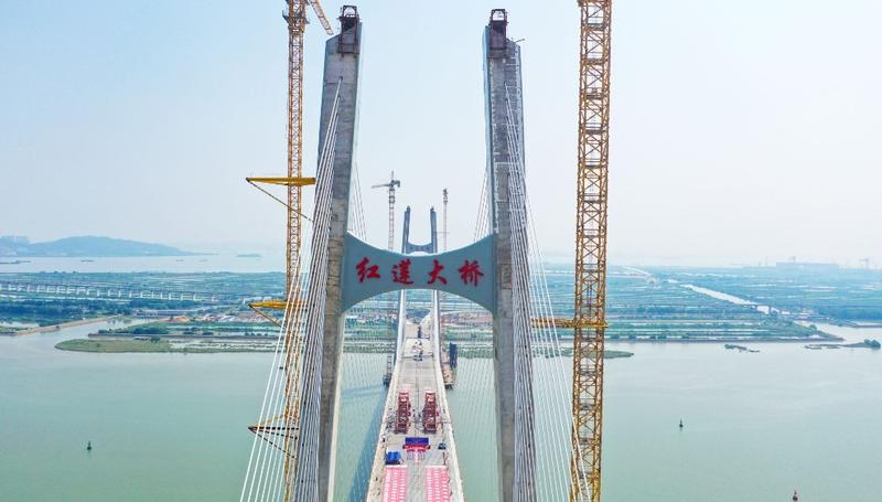 中国最大跨度多功能斜拉桥合龙！助力广州南沙成为湾区发展新引擎