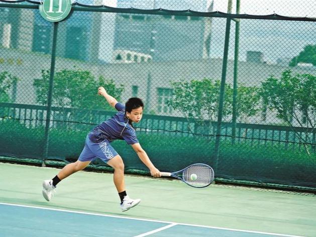 江门网球队在省运会首次夺金