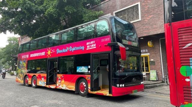 串联国贸东门和大芬甘坑古镇 “红胖子”观光巴士又开新线啦！